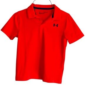 Under Armour Kids Bright Orange Polo
